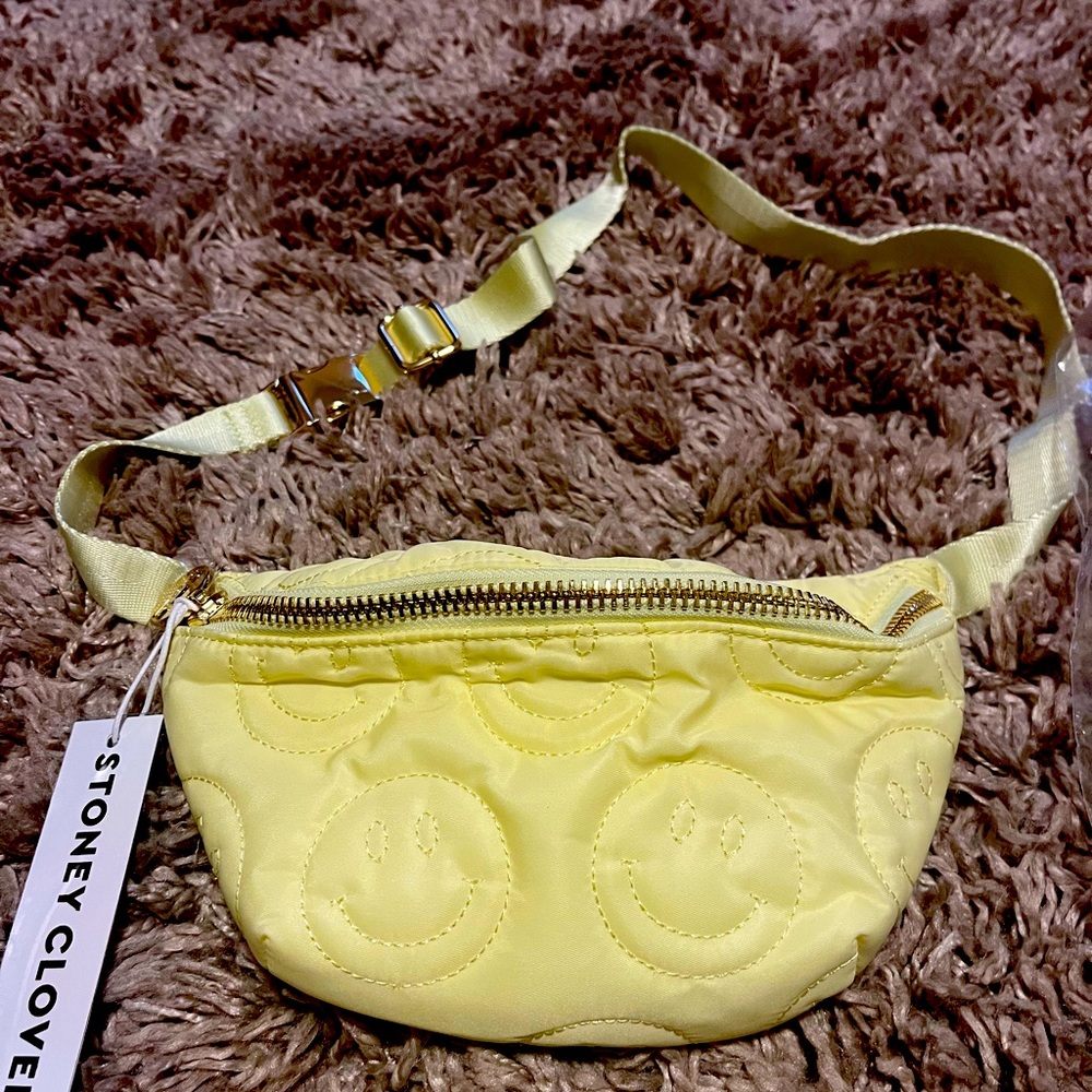 Stoney Clover Lane Fanny Pack Be Happy collection (smiley) kids size